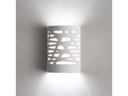 Lámpara De Pared Moderna De Yeso, 7w Led, Luz Blanca, Aplique De Interior, Ambiente Protegido, Fácil Instalación.