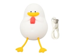 Bj-lâmpada Noturna De Silicone Em Forma De Pato Fofo Com 3 Níveis De Brilho, Protectora Dos Olhos, Carregamento Usb Para Crianças E Quarto