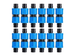 Fasst-12 Uniones De Riego Por Goteo, Conectores Universales 1/2 Pulgada Para Tubos De Plástico