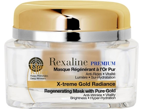 Mascarilla Facial REXALINE Premium Line-Killer X-Treme Gold Radiance Deeply Regenerating Mask With 24 Carat Gold (50ml)