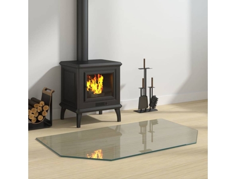 Placa De Vidrio VIDAXL Para Chimenea Hexagonal 100x60 cm