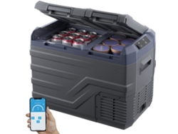 Refrigerador portátil de 32L con doble zona y congelador, 60W para coche y camping Tekmaquinas