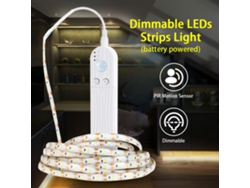 Yncm2026-tiras Led Regulables Con Sensor De Movimiento Pir 0.5m 30leds Luz De Cuerda Para Tv, Escritorio, Hogar, Cocina Y Decoración
