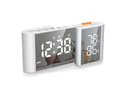 Reloj despertador digital (alarma dual y pantalla LED ajustable)