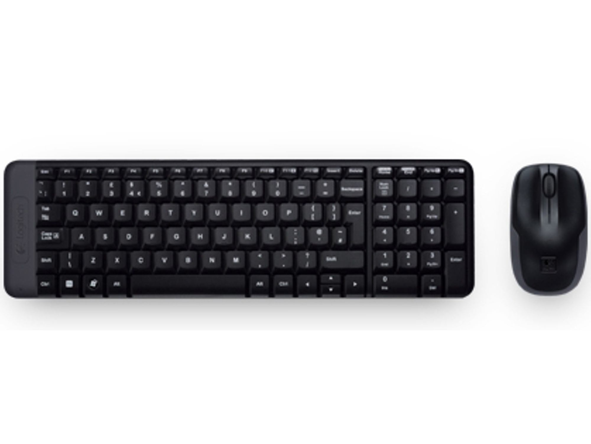 Teclado + Ratón LOGITECH MK220 (Inalámbrico - Óptico)