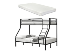 NEU.HAUS Litera (Negro - Metal - 140x200 cm)