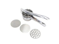 Prensa De Papa De Acero Inoxidable Tres En Uno Para Cocina Hogar Exprimidor Manual Q Plata