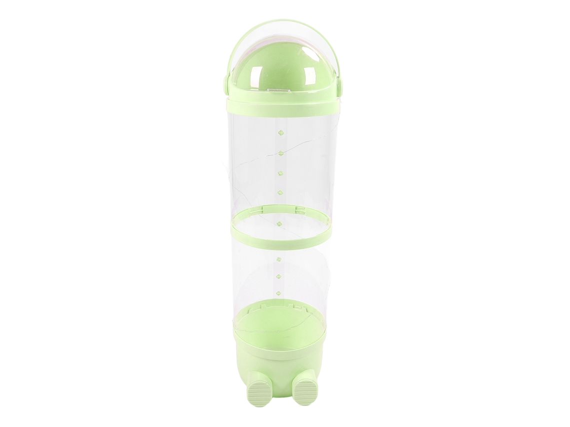 Balde De Armazenamento Para Brinquedos De Pelúcia Com Luz Embutida Transparente 97cm Grande Capacidade Verde