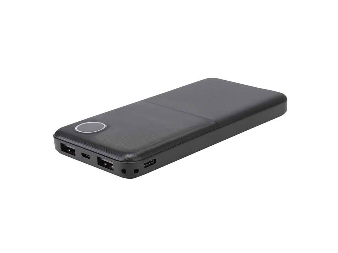 Kit De Power Bank Con Pantalla Digital Y Carcasa De Fibra De Carbono De 10000mah