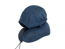 Almohada De Viaje, Almohada De Viaje Con Capucha, Soporte Para El Cuello, Material De Espuma Viscoelástica Cómodo, Azul Marino.