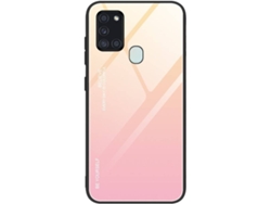 Protector de Pantalla Samsung Galaxy A21S LMOBILE Rosa