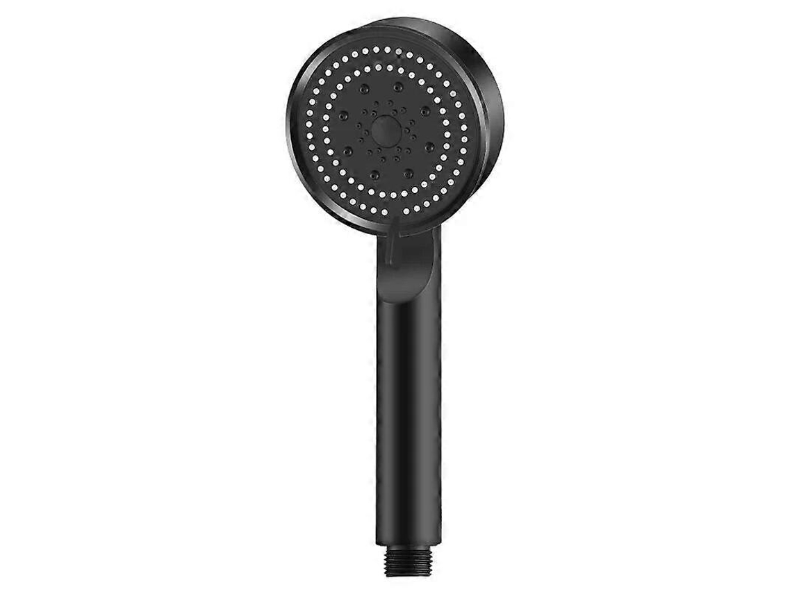 Ducha De Mano Ajustable 5 Modos Ahorro De Agua Alta Presión Material Abs Interfaz Estándar 2cm Para Baño Negro