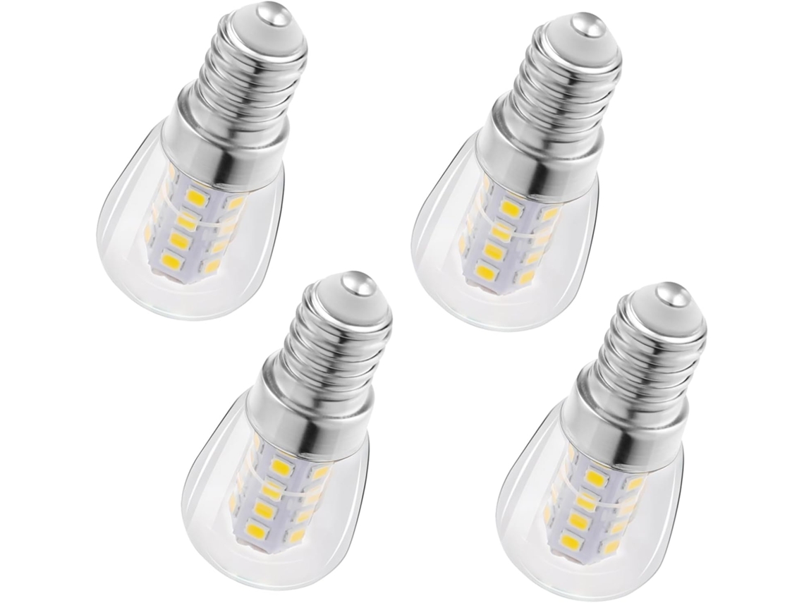 Juego de 4 bombillas LED para refrigerador, iluminación de repuesto para electrodomésticos. SFUSHOS
