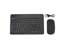 Conjunto De Teclado E Mouse Bluetooth Para Tablet Ultra-fino E Portátil Adequado Para Celulares E Computadores
