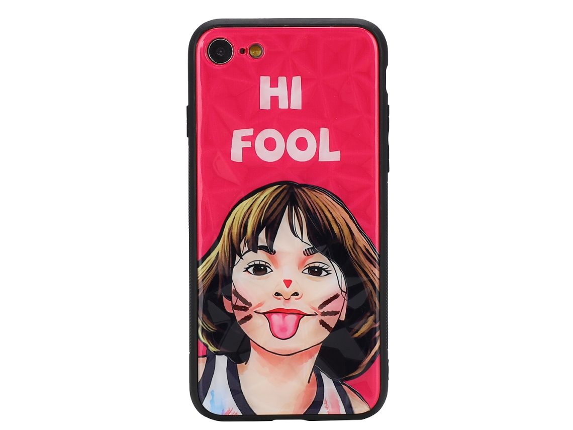 Cubierta De Protección Contra Impactos Delgada Para Iphone 8 Rojo