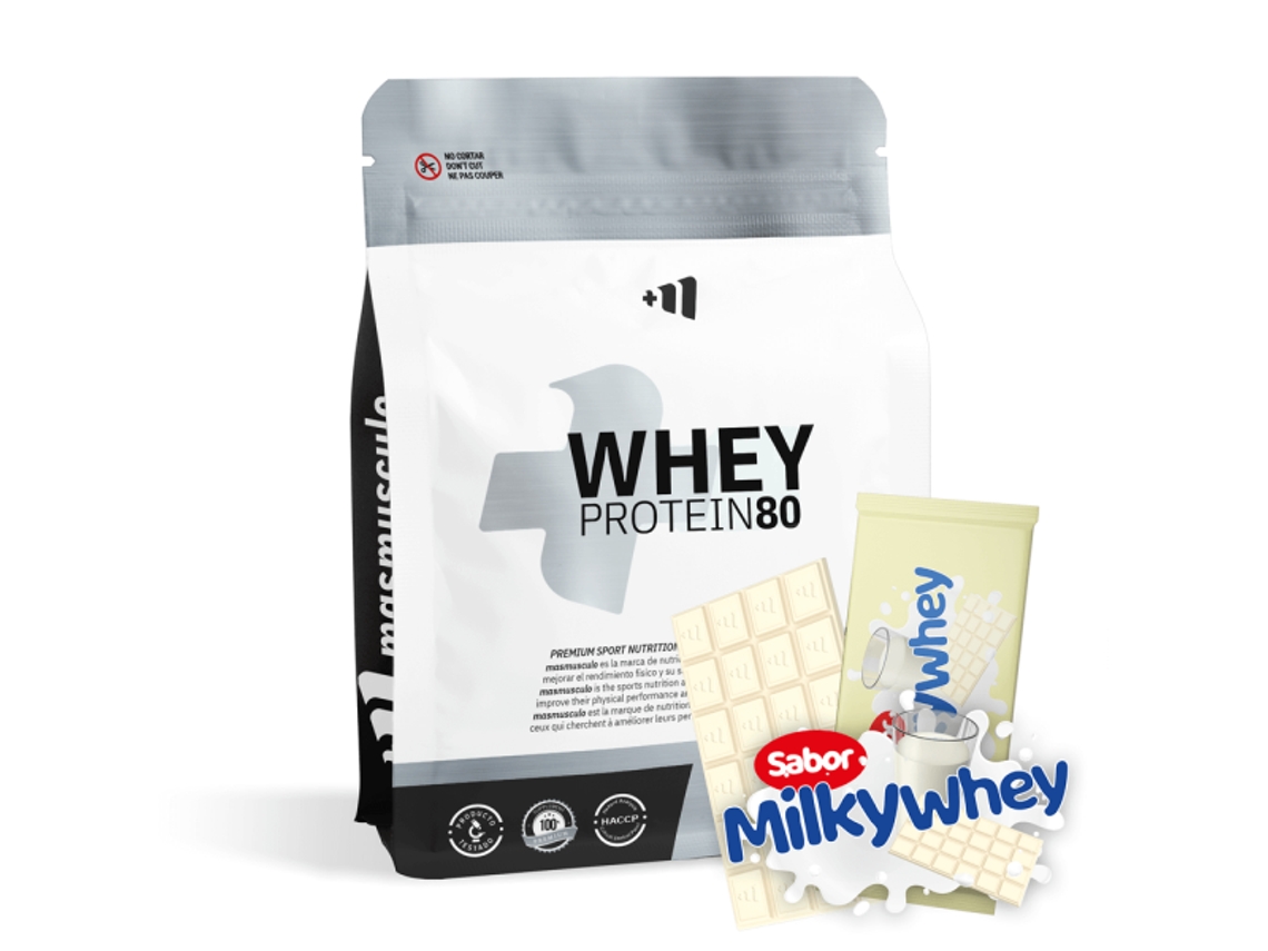 Whey Protein80 (envase De Recarga) - 3 Kg Chocolate Blanco Con Leche Milkywhey M