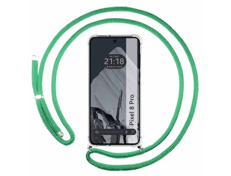 Funda con Cordón para Google Pixel 8 Pro TUMUNDOSMARTPHONE Verde