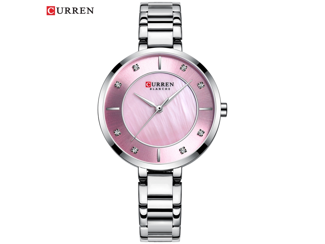 Reloj De Mujer (rosa) Resistente Al Agua, Esfera Pequeña Y Sencilla, Elegante Reloj Redondo Para Mujer.