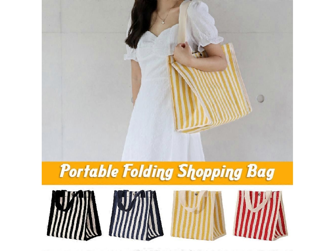 Bolsa de compras plegable y moderna, portátil y de gran capacidad para mujeres. GOKOCO