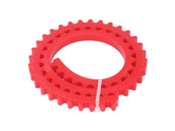Cinta Perfiladora Para Carpintería De 200 Cm Con Transmisión Por Engranajes - Modelo De Curva Flexible