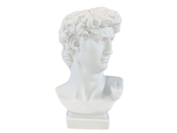 Portalápices con estatua de David, resina, organizador de escritorio
