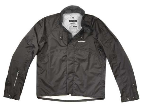 Abrigo para Hombre SPIDI Rain Chest H2out Negro para Motociclismo (XL)
