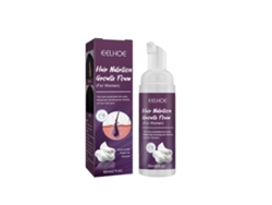 Espuma capilar suave Eelhoe que nutre el cabello para que quede brillante y suave.