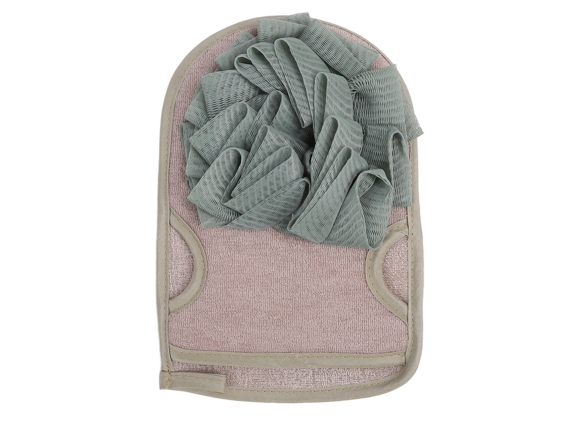 Guantes De Baño: Esponja Exfoliante De Doble Cara Para La Espalda