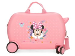 Maleta infantil Disney Minnie Happy to Be Me rosa (31 x 45 x 20 cm - 24 l)