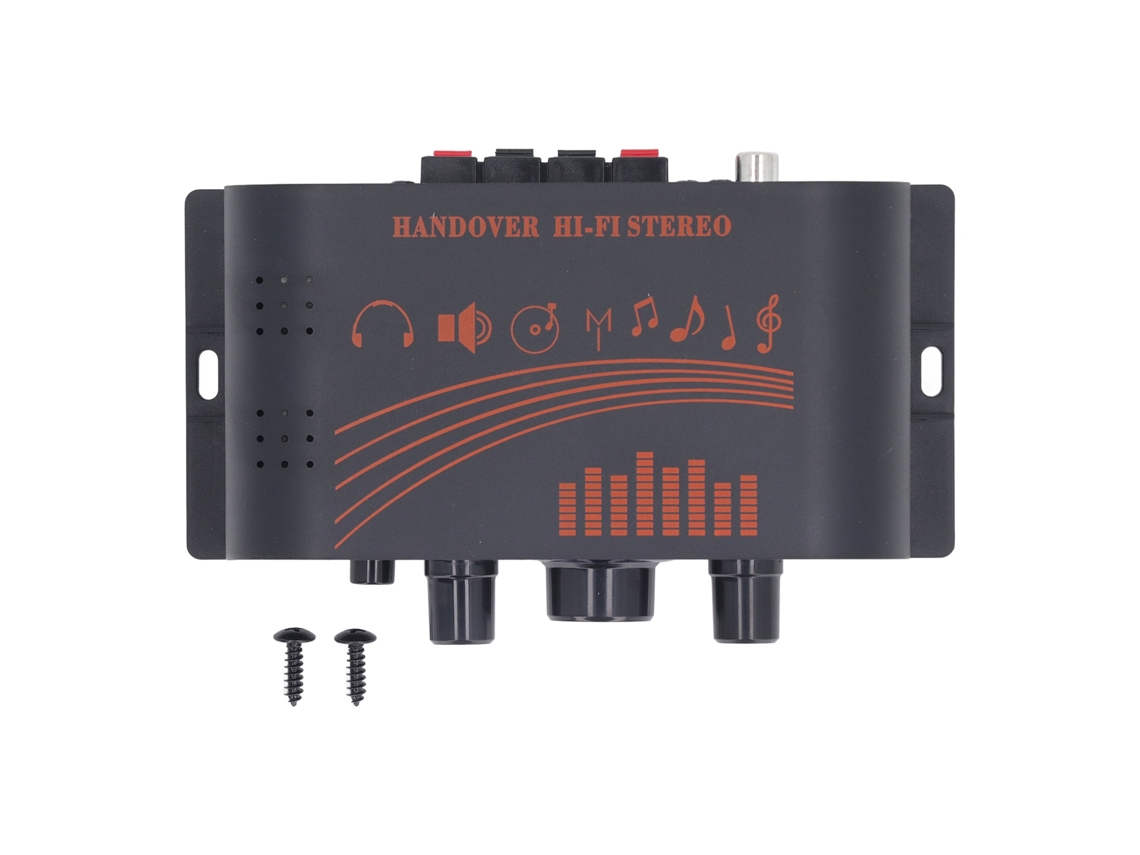 Amplificador de Potência HiFi 2 Canais 40W DC12V Estéreo para Carro e Casa
