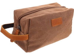 Neceser De Viaje Vintage De Lona Impermeable, Práctico Para Maquillaje Y Accesorios.