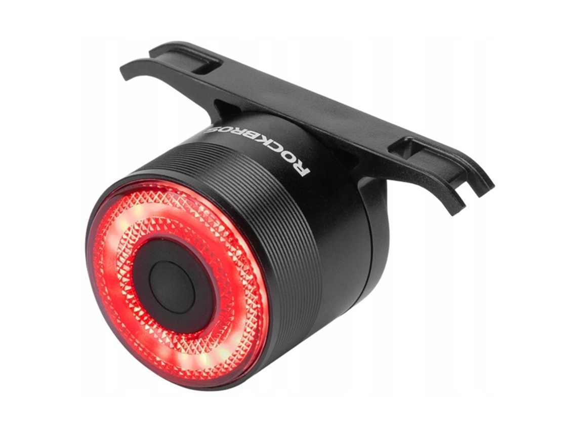 Luz de bicicleta a batería Rockbros Q3 con sistema de frenado