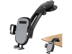 Soporte Para Teléfono Con Base De Succión Giratoria De 360 Grados | Tablero De Instrumentos De Baja Inclinación
