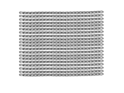 Cadena De Aluminio De 20 M Para Pulseras Y Collares Diy Con Eslabones Retorcidos, Color Plata Y Negro.