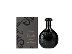Perfume de lujo con vainilla y caramelo