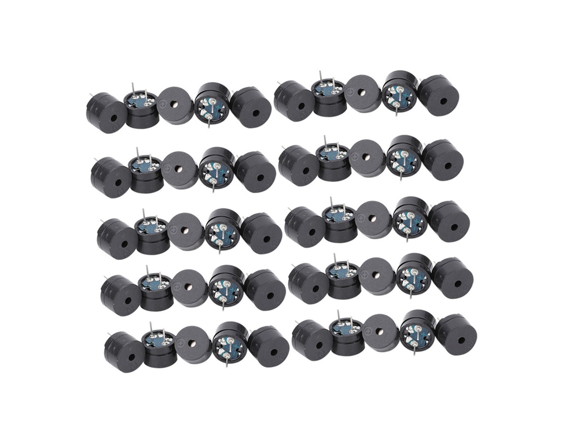2026as-50 Piezas Zumbador Pasivo Electromagnético 16ohm Ac 2khz 3v 5v 9v 12v Módulo Zumbador