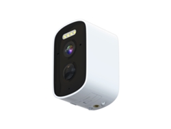 Cámara de seguridad inteligente inalámbrica para uso en interiores y exteriores.