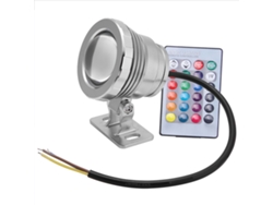 2026-luz Subacuática Led Rgb Impermeable Multicolor Para Jardín Exterior Foco Ac/dc 12v (plateado)