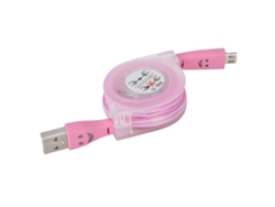 Cable De Carga De Línea De Datos Led Luminiscente Smart Android Con Cable Usb Que Se Enciende Con Sonrisa