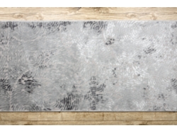 Alfombra de Pasillo Structural Mefe 8725 Dos Niveles de Vellón Gris 120 cm