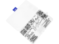 Kit De Tornillos De Encuadernación De Acero Inoxidable M5, 80 Piezas, Cabeza Plana, Para Álbumes De Recortes Y Álbumes De Fotos.