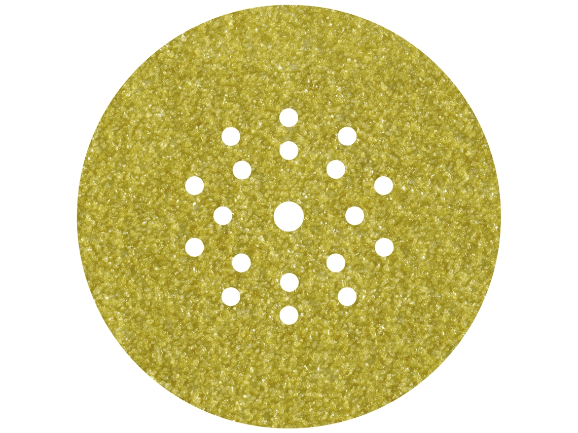 Wolfcraft 5633000 - 5 Discos Adhesivos De Lijar Grano Fino, Grano 80 Ø225 Mm