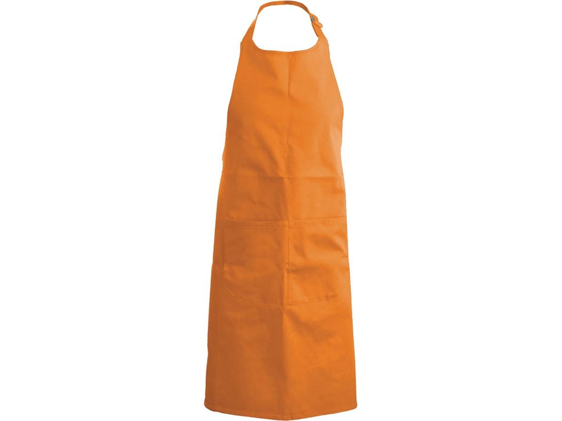 Delantal KARIBAN con Bolsillo (Naranja - Algodón - 90 x 31.5 cm)