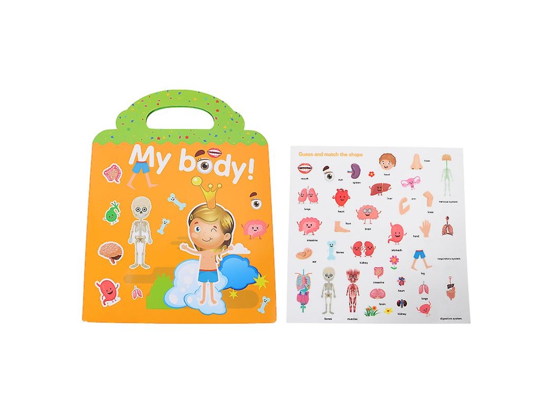 1 juego de calcomanías de papel para niños ALLINLESS