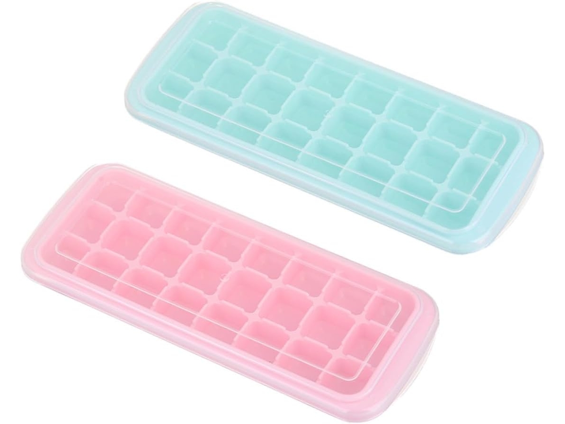 Bandejas De Silicona Para Cubitos De Hielo - 24 Compartimentos - 2 Unidades