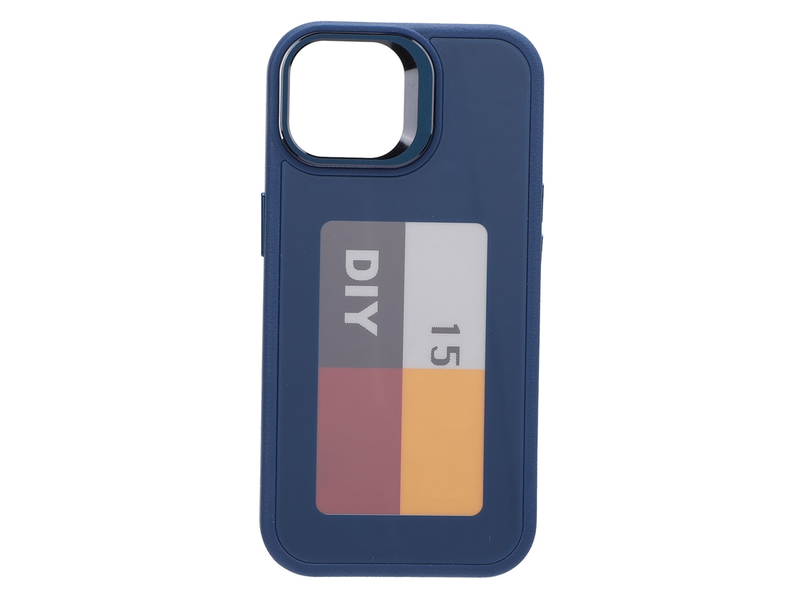 Capa De Celular Nfc Com Tela De Tinta 3.52 Polegadas Projeção De Tela Personalizável Para Ios 15 Azul