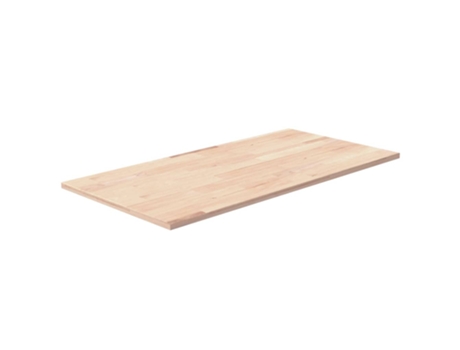 Encimera de baño madera maciza sin tratar 80x40x1,5 cm VIDAXL