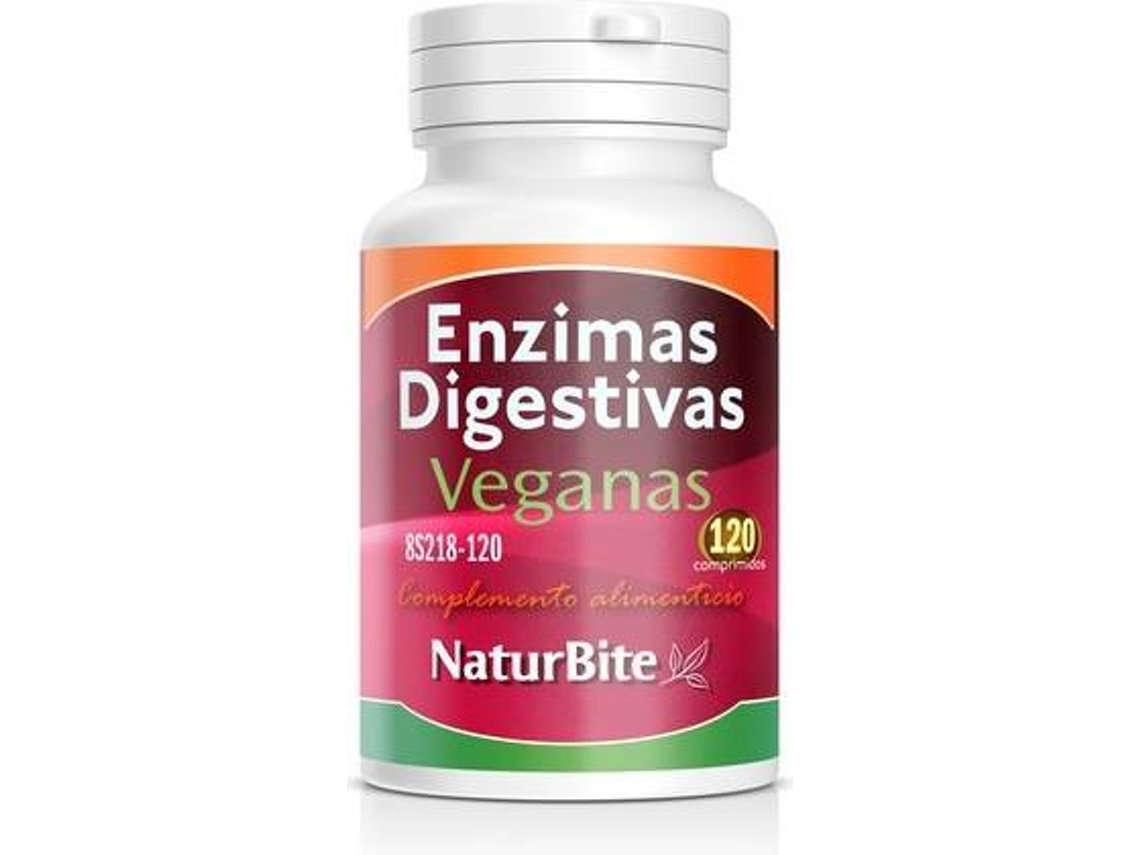 Complemento Alimentar NATURBITE Enzimas Digestivas Veganas (250 comprimidos)