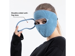 Rosaxanes Máscara Facial Completa Cálida Ciclismo Otoño/invierno Cortavientos Antipolvo Transpirable Gafas Hd Antivaho Esquí Unisex