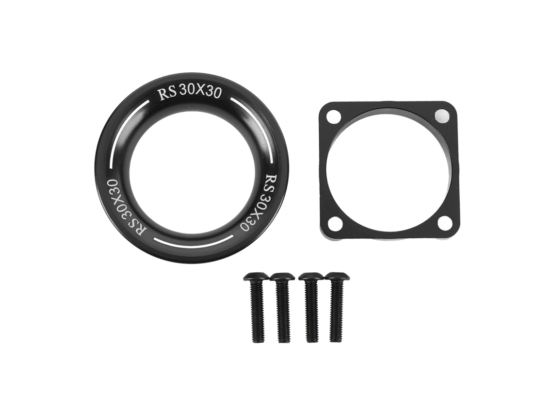 Tapa de ventilación de 30x30 mm para motor de coche RC, color negro.